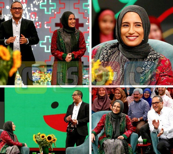 جشن خداحافظی خندوانه با حضور نگار جواهریان/ چالش لب خوانی رامبد جوان و همسرش