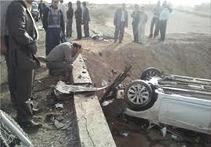 2 کشته و 10 زخمی در تصادفات جاده ایی بوکان
