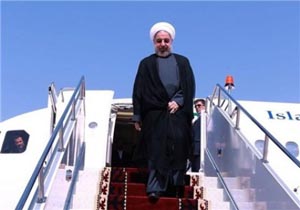 ورود روحانی به کشور پس از حضور در مجمع عمومی سازمان ملل + فیلم