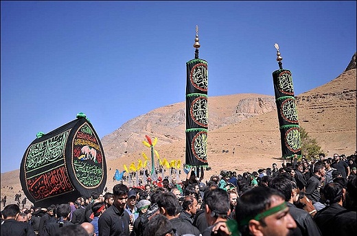 عزاداری با چغجغه زنی در کهن دیار اسماعیلیه