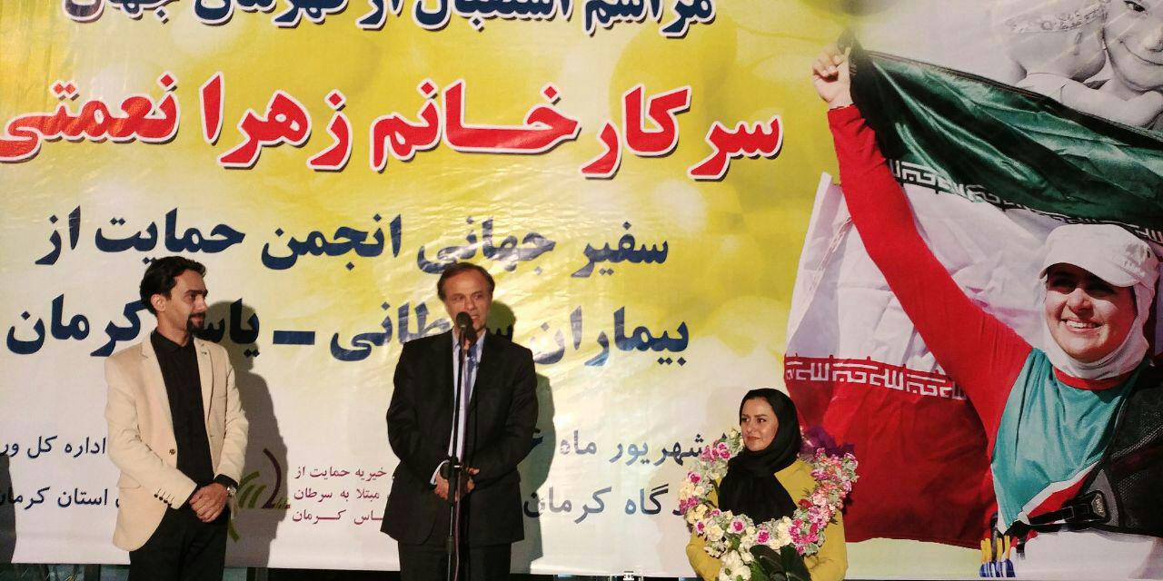 استقبال از زهرا نعمتی، قهرمان مسابقات جهانی 2017 چین + تصاویر