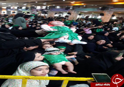 مجمع جهانی حضرت علی اصغر (ع) با حضور شیرخوارگان حسینی در مازندران+تصاویر