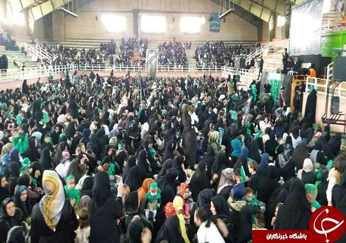 اجتماع شیرخوارگان سبزپوش حسینی در آذربایجان غربی+تصاویر
