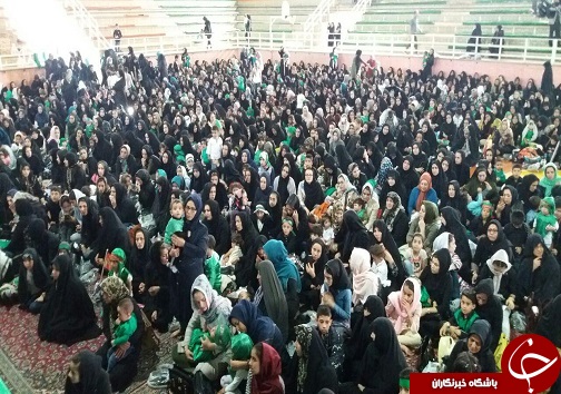 اجتماع شیرخوارگان سبزپوش حسینی در آذربایجان غربی+تصاویر