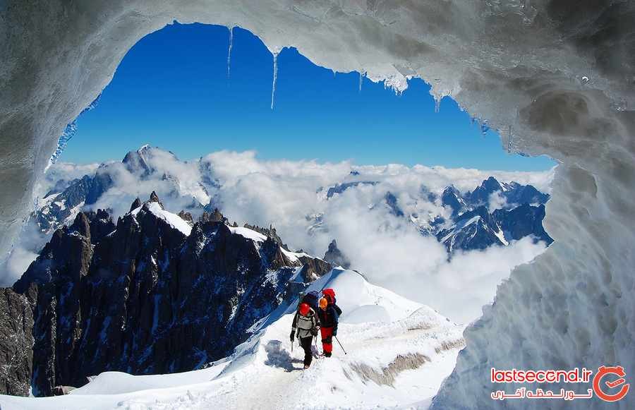 وقتی بلندترین کوه کوتاه می شود+تصاویر
