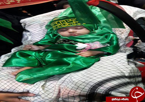 هم &zwnj;نوایی شیرخوارگان حسینی با لالایی رباب برای علی اصغر (ع)