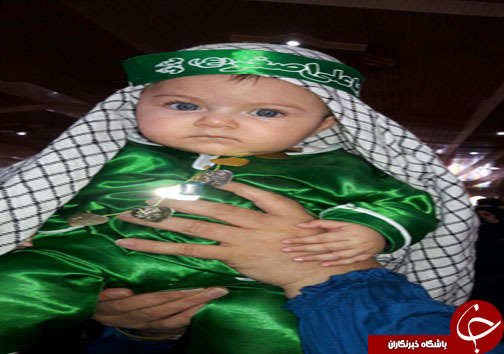 هم &zwnj;نوایی شیرخوارگان حسینی با لالایی رباب برای علی اصغر (ع)