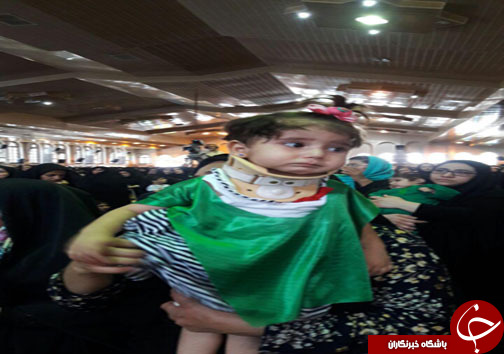 هم &zwnj;نوایی شیرخوارگان حسینی با لالایی رباب برای علی اصغر (ع)