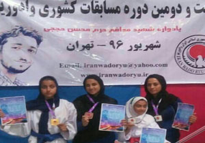 درخشش بانوان کاراته کار بابلسری در مسابقات کشوری