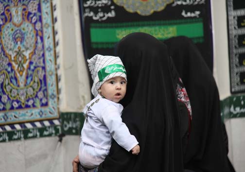 همایش شیرخوارگان حسینی در شهرستان کوهدشت + تصاویر