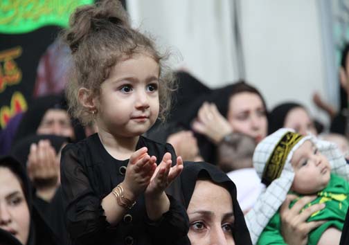 همایش شیرخوارگان حسینی در شهرستان کوهدشت + تصاویر