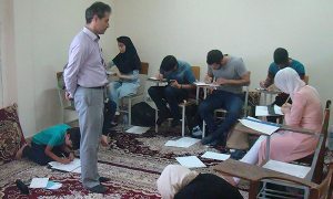برگزاری آزمون انجمن خوشنویسان در رودسر
