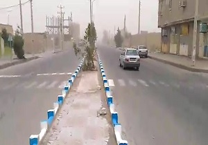 وزش طوفان گرد و خاک در زابل + فیلم