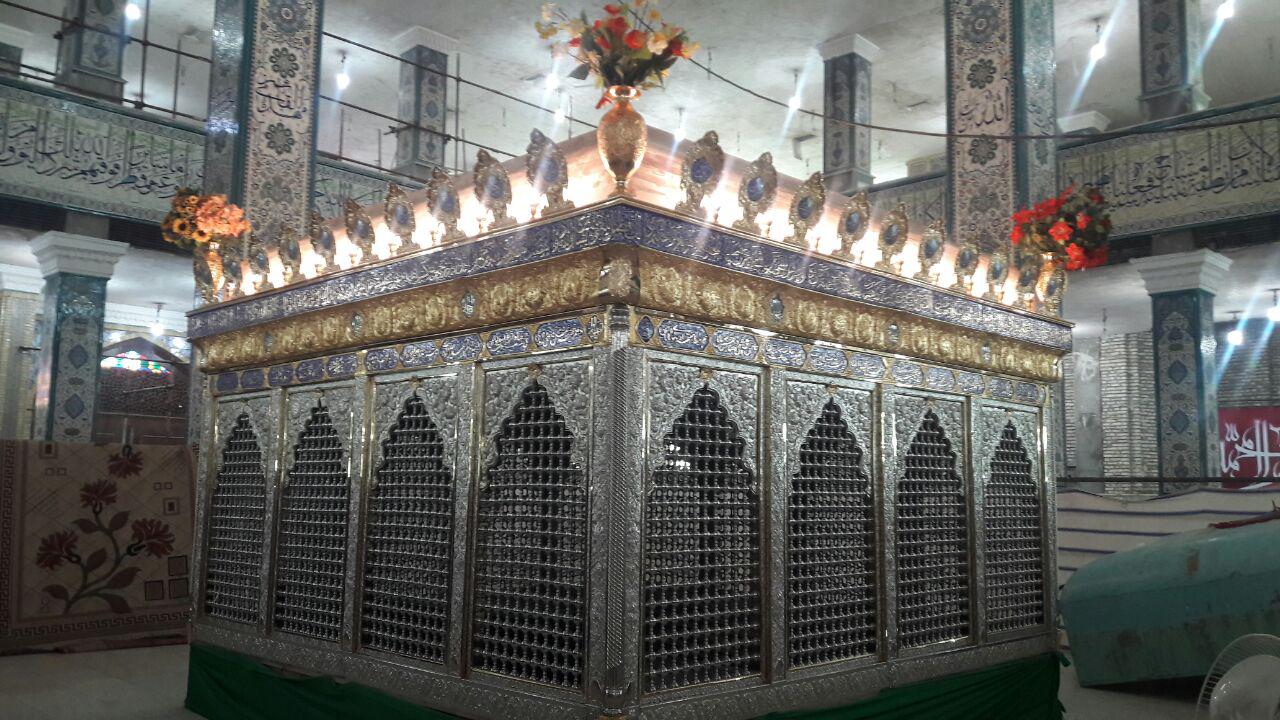 ضریح بازسازی شده حرم علی بن مهزیار + فیلم