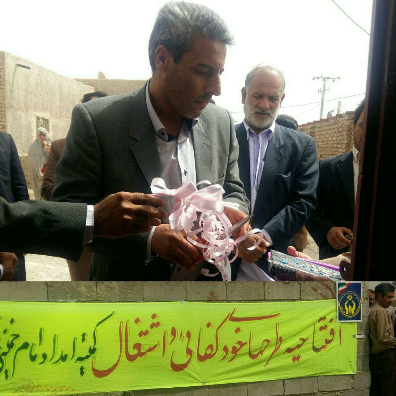افتتاح2 طرح عمرانی در شهرستان هامون