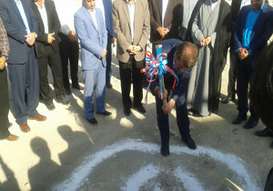 کلنگ زنی مرکز درمانی شماره 2 آبدانان