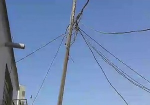 سرگردانی تیربرق ها در کوچه پس کوچه های بندرعباس + فیلم