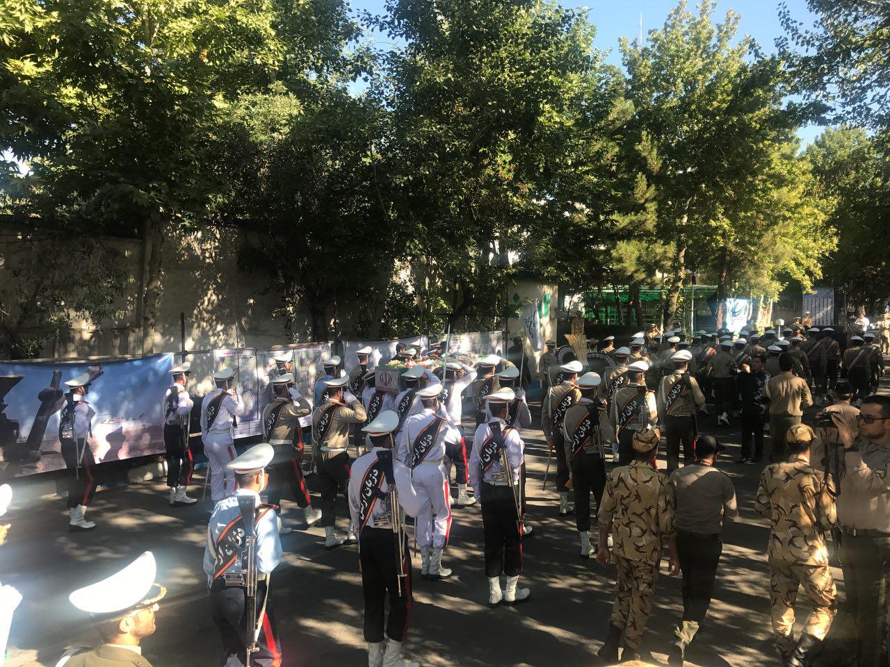 مراسم تشییع شهید گمنام برگزار شد