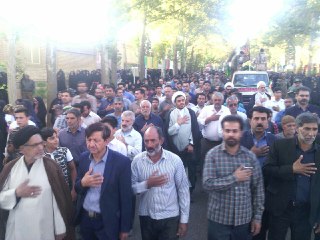 استقبال بی نظیر مردم راین از شهید گمنام