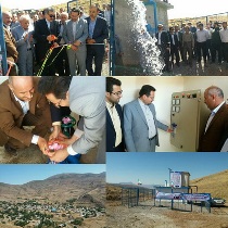 افتتاح طرح آبرسانی به روستاهای رودبار در هفته دولت