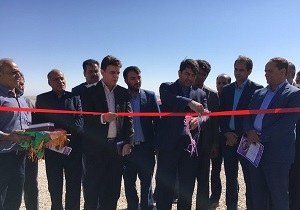 بهره برداری مجتمع آبرسانی  با اعتباری بالغ بر ١٢ميليارد ريال در فتح آباد خاتم