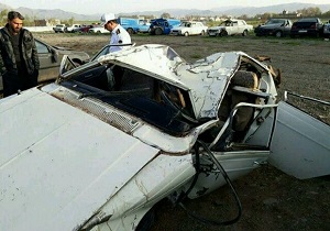 کشته و زخمی شدن 4 نفر بر اثر تصادف رانندگی در مشگین شهر