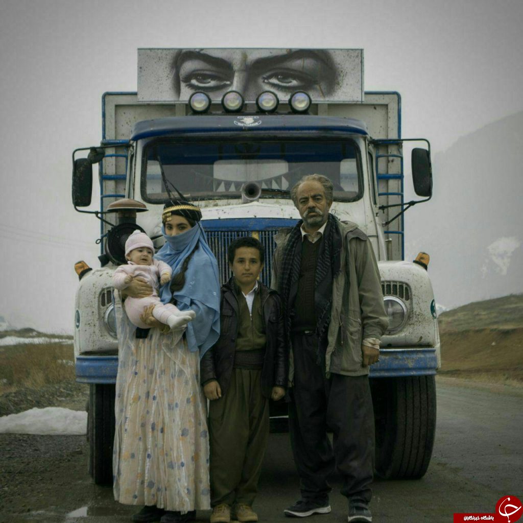 چهره عجیب آقای بازیگر در&laquo;کامیون&raquo; +عکس