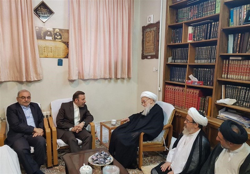 رئیس دفتر رئیس&zwnj;جمهور با آیت&zwnj;الله صافی&zwnj;گلپایگانی دیدار کرد