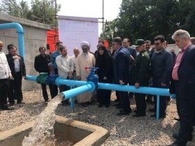 افتتاح فاز دوم مجتمع آبرسانی روستایی سنگر