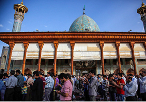 اقامه نماز عید سعید قربان در سومین حرم اهل بیت(ع)