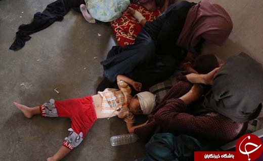 تصاویری تکان دهنده از زخم جنگ بر سر و صورت کودکان تلعفر