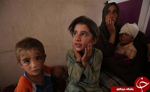 تصاویری تکان دهنده از زخم جنگ بر سر و صورت کودکان تلعفر