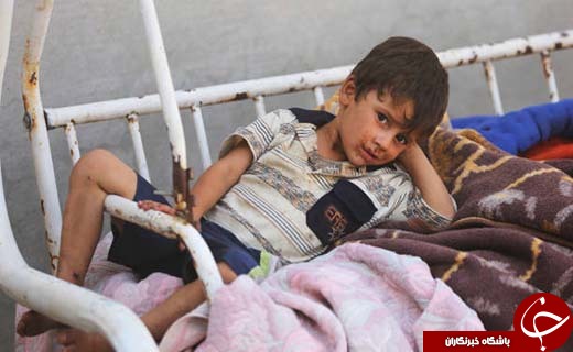 تصاویری تکان دهنده از زخم جنگ بر سر و صورت کودکان تلعفر