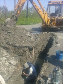 رفع مشكل آب شرب 150 خانوار روستای بیدرون سیاهكل