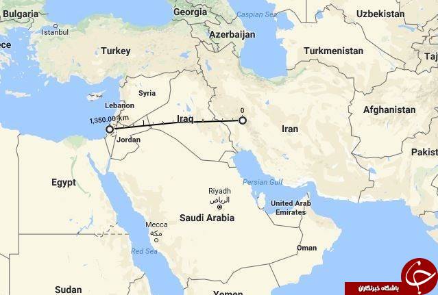 سپاه از کجا می&zwnj;تواند تل&zwnj;آویو را هدف قرار دهد + تصاویر و نقشه