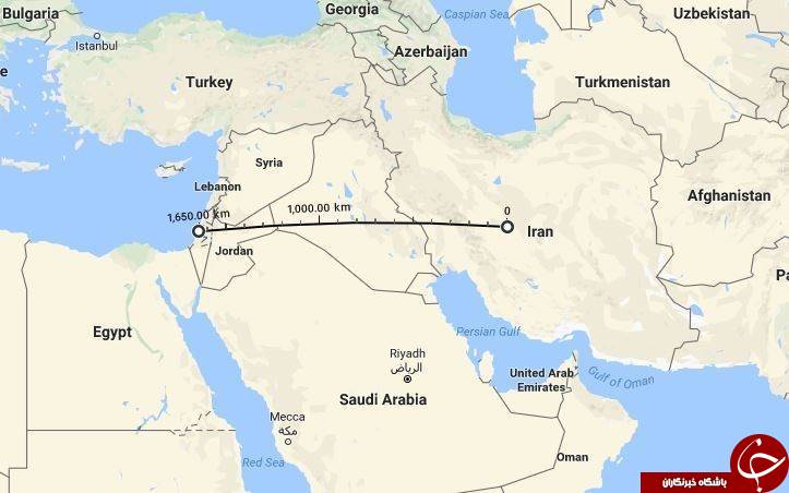 سپاه از کجا می&zwnj;تواند تل&zwnj;آویو را هدف قرار دهد + تصاویر و نقشه