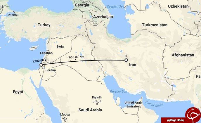 سپاه از کجا می&zwnj;تواند تل&zwnj;آویو را هدف قرار دهد + تصاویر و نقشه