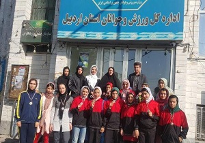 درخشش ووشوکاران دختر اردبیلی در مسابقات کشوری
