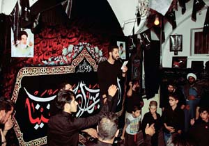 مراسم عزاداری سالار شهیدان در مزرعه امام + تصاویر