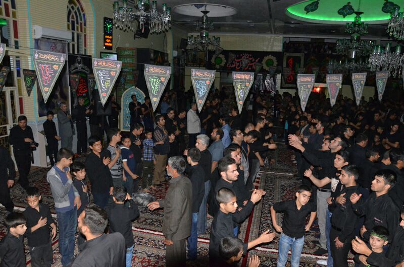 مراسم عزاداری شب عاشورای حسینی در حسینیه ستاد انتظامی سیستان و بلوچستان
