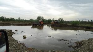 دستگیری عامل برداشت غیرمجاز شن و ماسه در رودسر