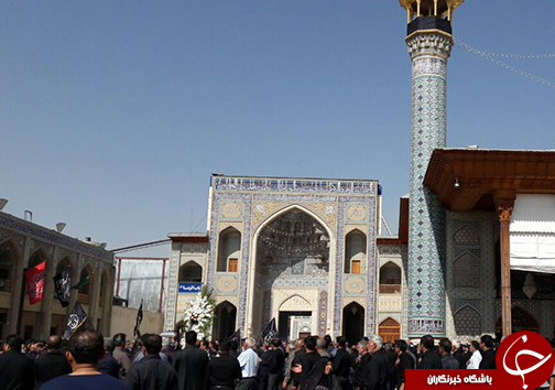 تشییع و خاکسپاری خادم حرم شاهچراغ (ع) + تصاویر