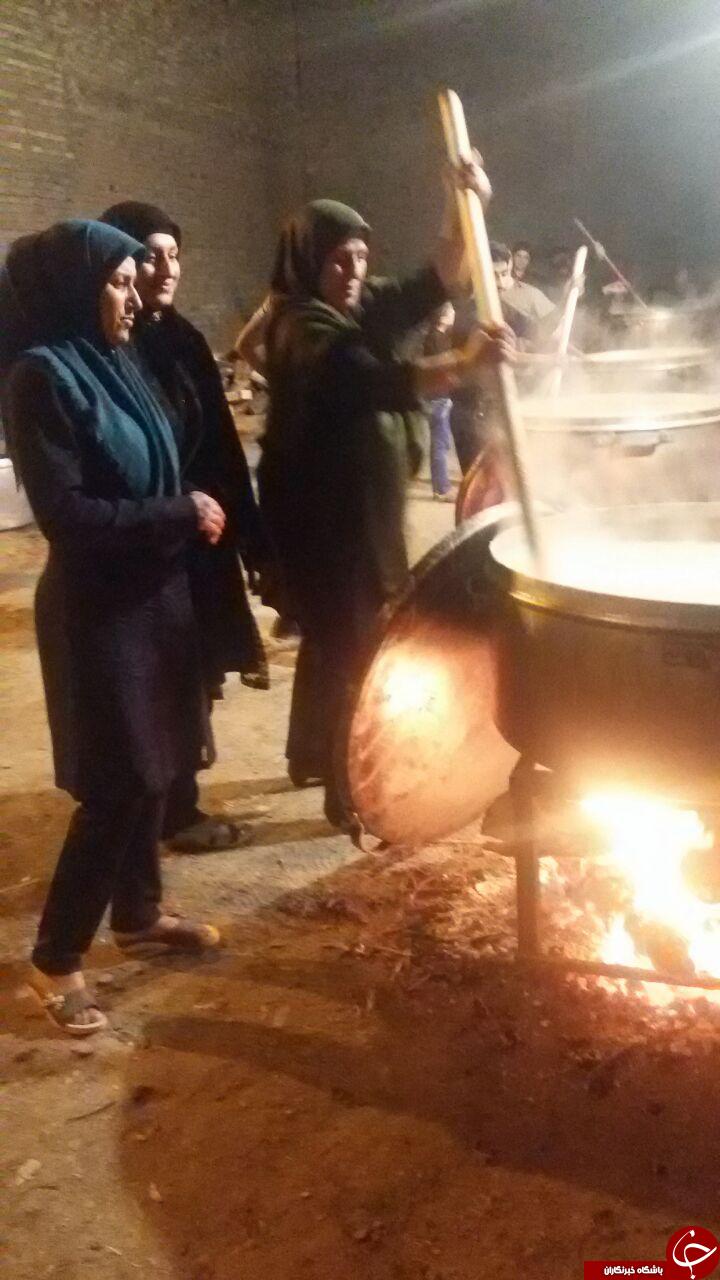 پخت حلیم نذری در زاهدان + تصاویر