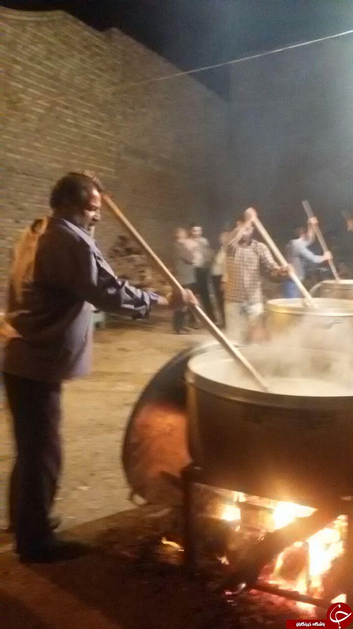 پخت حلیم نذری در زاهدان + تصاویر