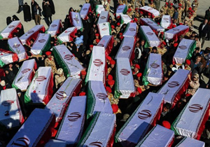 ورود ۱۱۹ شهید تازه تفحص شده دوران دفاع مقدس از مرز شلمچه