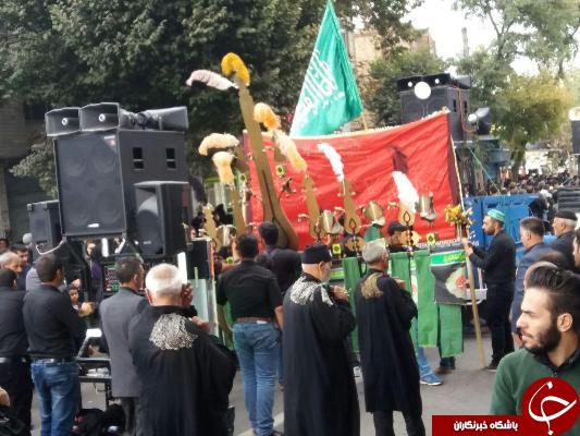 حرکت نمادین کاروان اسرای کربلای در خوی + تصاویر