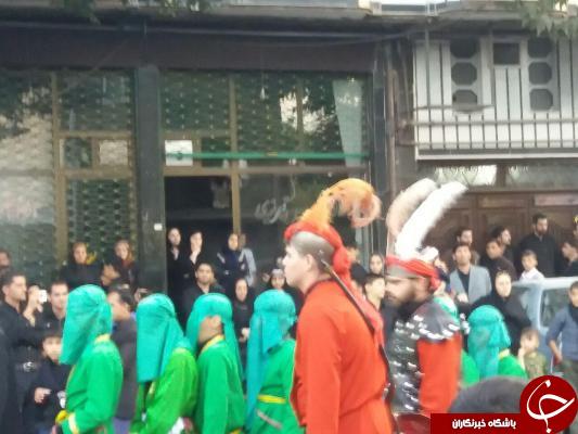 حرکت نمادین کاروان اسرای کربلای در خوی + تصاویر