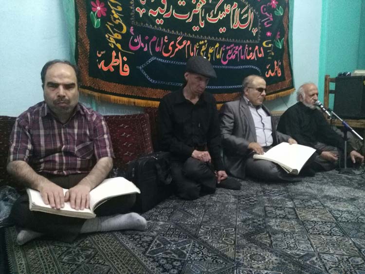 در هیئت عزاداری نابینایان چه می&zwnj;گذرد؟ + تصاویر