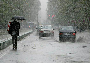 برف و باران در راه مازندران