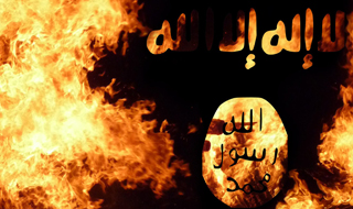 لحظه انفجار تانک عراقی توسط خودروی انتحاری داعش + فیلم